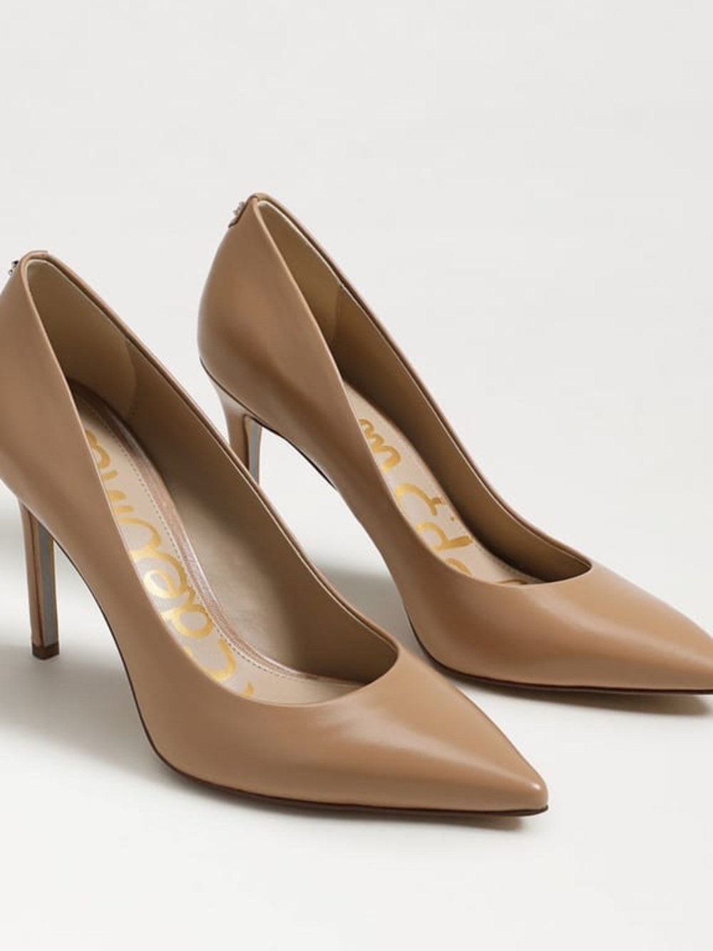 Sam Edelman Hazel Pointed Toe Pump - French Sand Leather